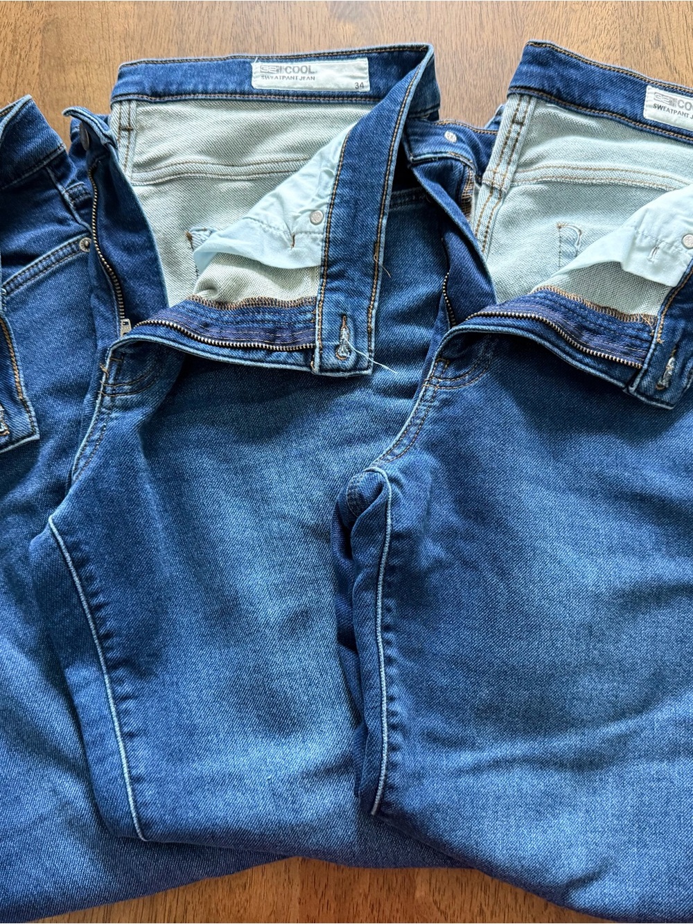 32 Degrees Men's Straight Fit Blue Jeans Bundle